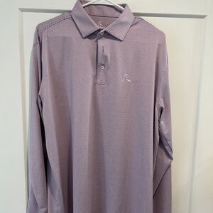 Long Sleeve Rhoback Golf Polo